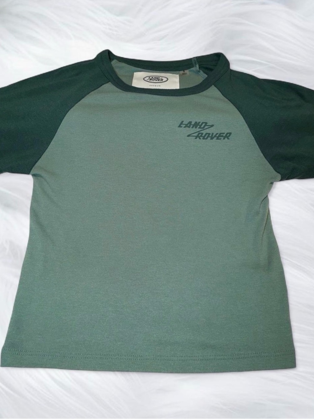 Land Rover x PacSun Raglan Baby Tee – Size Small - Picture 2 of 7